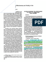 Enhancing Teaching Effectiveness and Vitality in The Ambulatory Setting-1988