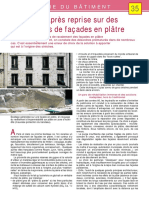 35 - Désordres Après Reprise Sur Des Ravalements de Façades en Platre