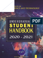 FST Undergraduate Handbook 2020-2021