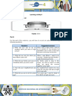 Learning Activity 3 Evidence: All in The Past: Fuente: SENA