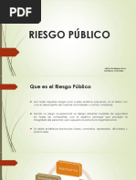 Diapositiva Riesgo Público