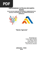 Sector Agricola - Perú 2017 - 2019