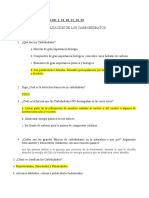 Evaluación Carbohidratos