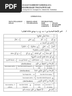 Soal Pat Bahasa Arab Kelas 8 Tahun 2020