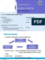 Hukum-Hukum Dasar Kimia