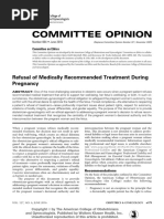 Committee Opinion No 664 Refusal of Medically.45