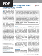 Surgical-Site Infection in Gynecologic Surgery: Pathophysiology and Prevention