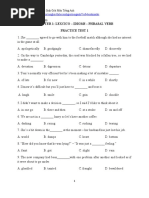 BÀI TẬP LEXICO - WORDFORM - CLOZE TEST