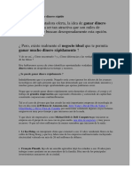 Opciones para Ganar Dinero Rápido