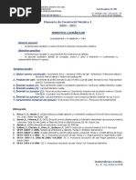 ECM 1 (RO) - Tematica Lucrari