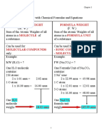 Lecture 4 Calculations With Chemical Formulas and Equations PDF