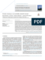 Circular Economy As An Essentially Contested Concept (Korhonen Et Al. 2018)