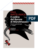 Copia Traducida de (Universale Economica. Saggi) Paul Watzlawick - Il Codino Del Barone Di Münchhausen-Feltrinelli (2018)