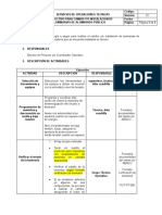 Instructivo para Cambio o Instalación de Luminaria de Alumbrado Publico V3