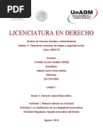 Licenciatura en Derecho: Ivonne Alicia Gomez Perez