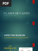 Clases de Canto