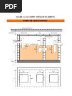 Diseño Tanque Septico y Campo de Infiltración