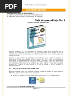 CARTILLA DE Microsoft Publisher 2003