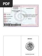 Formato de Pasaporte de Lectura