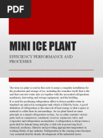 Mini Ice Plant Report