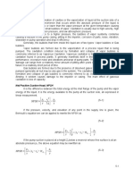 Lecture on Cavitation: Npsh = p γ v − p γ