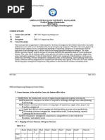 MGT 3202 - Engineering Management - Obe Based Course Outline