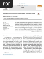 Integrated Energy Scheduling and Routing For A Network of Mobile Prosumers