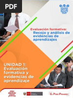 Recojo y Análisis de Evidencias de Aprendizaje.