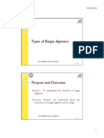 Types of Biogas Digesters