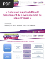 3 Possibilité de Financement Du Développement D'entreprise - Capris Et Aubry