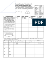 Density Practice Worksheet #1