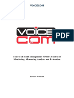 ISMS Control of Monitoring Measuring Analysis and Evaluation