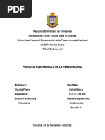 Conceptos, Proceso y Desarrollo de La Personalidad