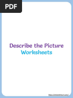 Describe The Picture: Worksheets