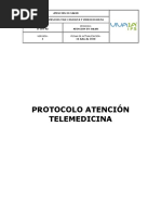 Protocolo de Atención Teleconsulta y Videoconsulta. Viva1a