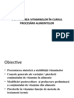 Modulul V Distrugerea Vitaminelor