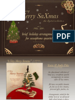 A Very Merry Saxmas - FREE Holiday Sax Quartet Sheet Music & MIDI Album