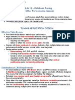 Module 18 - Database Tuning