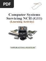 Omputer Systems Servicing NCII (G11) : (Learning Activity)