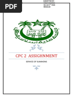 CPC 2 Assighnment: Service of Summons