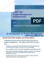 Introduction To Project Management