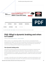 What Is Dynamic Braking and When Is It Used