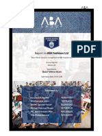 Human Resource Management of ABA Fashions Limited