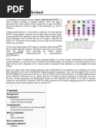 Binary-Coded Decimal: Pseudo-Tetrad (E) S, Pseudo-Decimals Pseudo-Decimal Digits