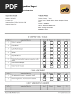 Heavy Vehicle Inspection Report