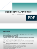 Renaissance Architecture: Early 15th - Early 17th Centuries