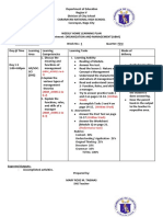 Weekly-Plan ORGA AND MANGMNT