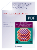 Optimization of Gating System Design For Diecasting of Thin Magnesium Alloy Based LCD Housings 01 12