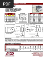 Bearing Style, 3-Channel Encoder: μoiss (.00015 oz-in-sec2)