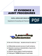 Audit Evidence and Audit Procedures